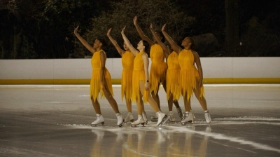 ‘Powerful and free’: Black figure skaters take to the ice in New York