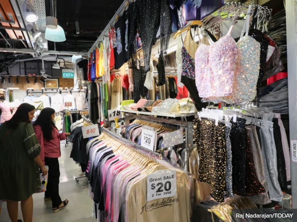 A shop in Bugis selling sequinned clothing that are popular among Taylor Swift’s fans March 8, 2024. — TODAY pic