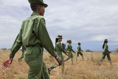 Women rangers fight poachers and prejudice in Kenya