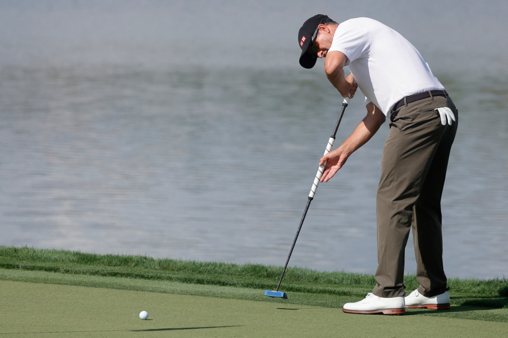 Adam Scott puts on the sixth green during the first round of the Arnold Palmer Invitational golf tournament in Florida March 7, 2024. ― Reinhold Matay-USA TODAY Sports via Reuters