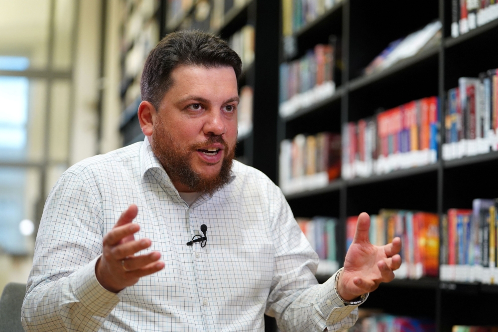 Leonid Volkov speaks during an interview in Vilnius, Lithuania September 5, 2022. — Reuters file pic