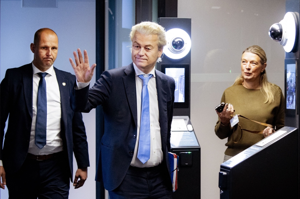 Dutch far-right leader Geert Wilders said yesterday that he would not be prime minister despite his stunning election win in November, due to a lack of support across the political spectrum. — AFP pic