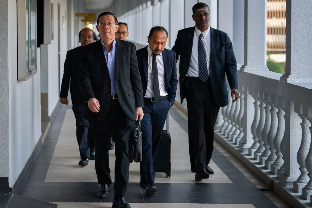 Lim Guan Eng at the Kuala Lumpur Sessions Court, March 15, 2024. — Bernama pic 