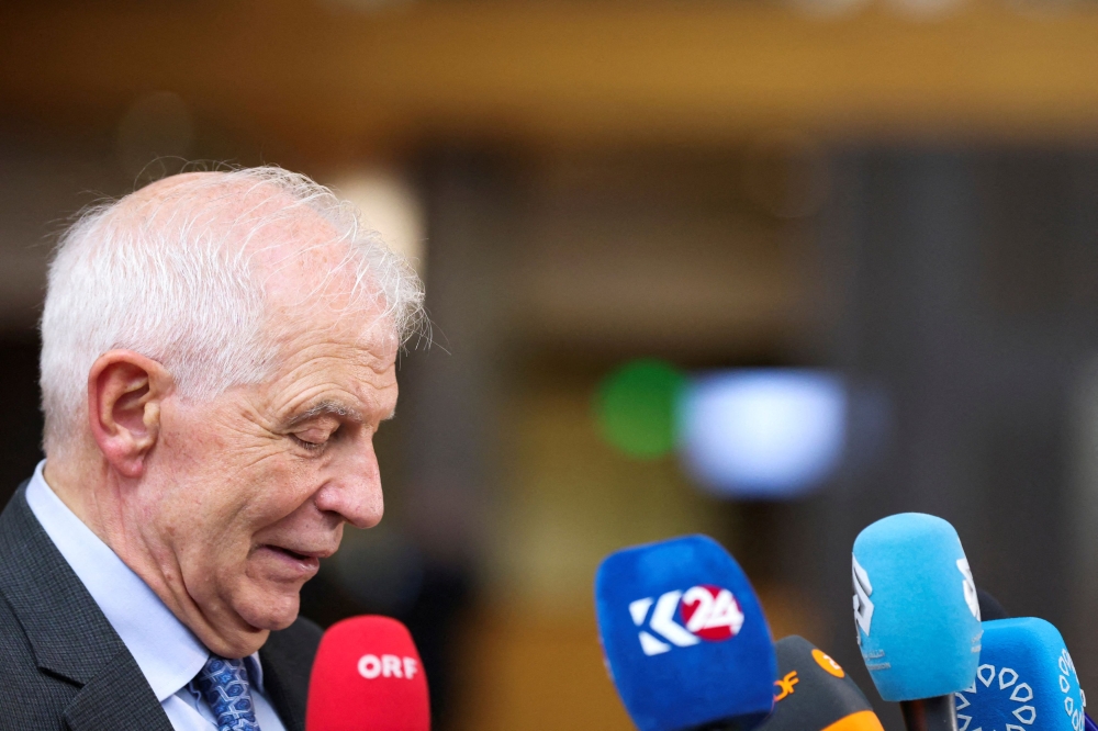 European Union Foreign Policy Chief Josep Borrell said Israel was 'provoking famine'. — Reuters pic