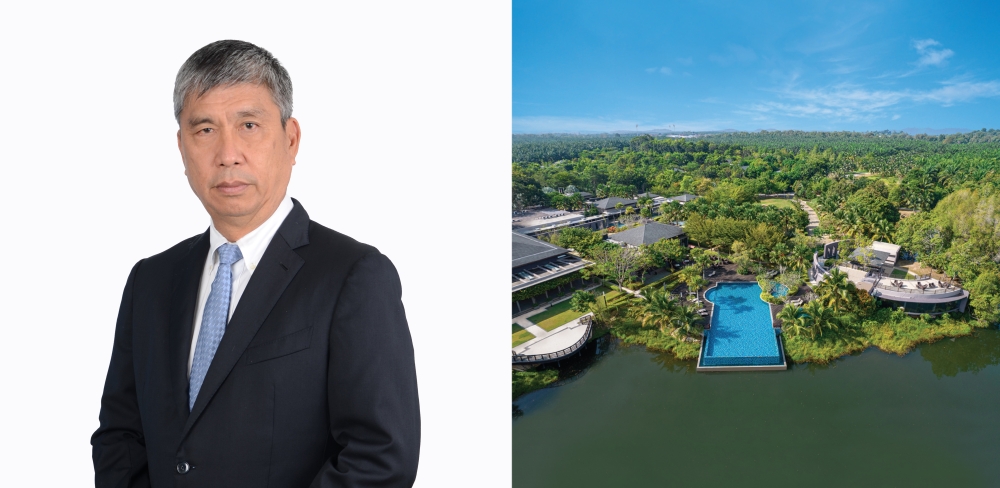 According to Chua (left), the zero deforestation policy ensures that no natural forests within the resort are cleared. — Picture courtesy of Mangala Estate Boutique Resort