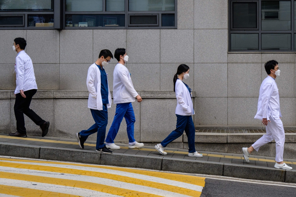 South Korea today announced the allocation of 2,000 new medical school admissions slots nationwide every year, moving ahead with a reform plan to create more doctors despite a crippling month-long strike by medics opposed to it. — AFP pic