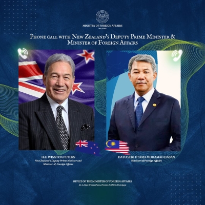 Malaysia, New Zealand pledge to deepen bilateral ties
