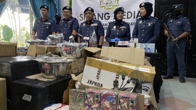 Perlis Customs seize undeclared goods worth RM116,000