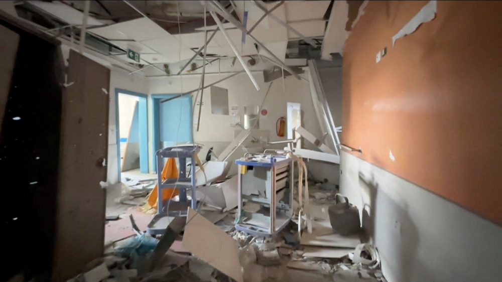 A view of damage at Al-Awda Hospital, amid the ongoing conflict between Israel and Hamas, in Gaza, in this still image taken from video released March 21, 2024. Israeli forces have detained hundreds of Hamas and Islamic Jihad fighters including a number of security officials and military commanders during its extended raid into Gaza’s main hospital, the military’s main spokesperson said. — World Health Organisation handout pic via Reuters 