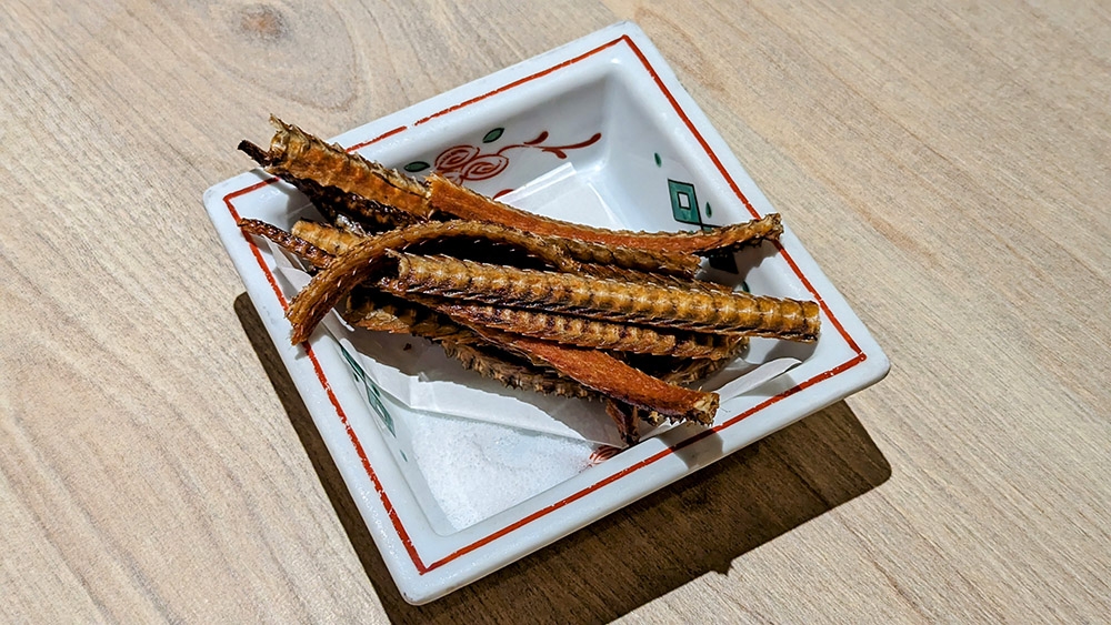 Hone Senbei, what an addictive, bone-crunching snack.
