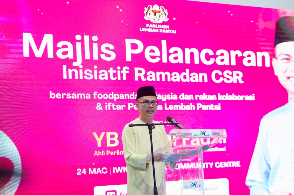 Party information chief  Fahmi Fadzil said Parti Keadilan Rakyat (PKR) will hold a special convention in conjunction with its 25th anniversary on April 28, 2024. — Picture by Shafwan Zaidon