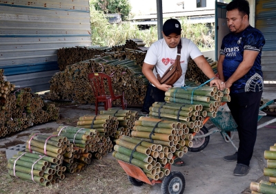 Lemang bamboo trader ramps up supply to meet this year’s high demand