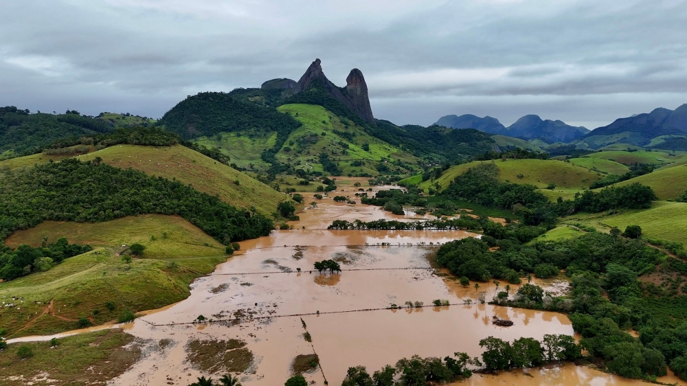 Rescuers in boats and aircraft raced against the clock yesterday to help isolated people in Brazil’s mountainous southeast after storms and heavy rains killed at least 20 people. — AFP pic/Espirito Santo State Government/Wender
