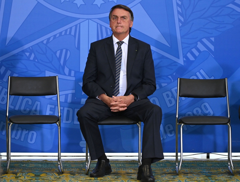 Jair Bolsonaro was hosted for two days last month at the Hungarian embassy in Brasilia, lawyers for the Brazilian ex-president said yesterday, denying he had been seeking refuge from pressing legal probes. — AFP pic