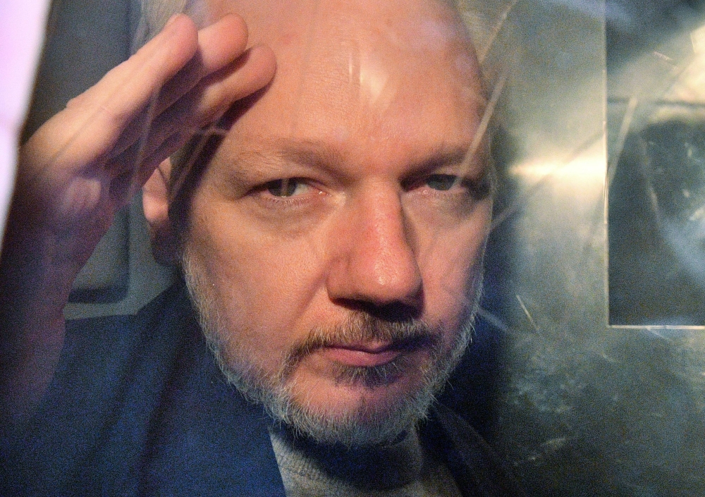 Should Assange be extradited, his supporters say he could be held in a US high security jail and if convicted could face a 175 year prison sentence. — Reuters pic