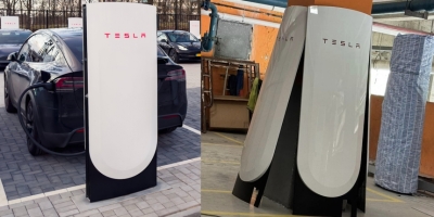 Tesla V4 Supercharger spotted at IOI Mall Puchong
