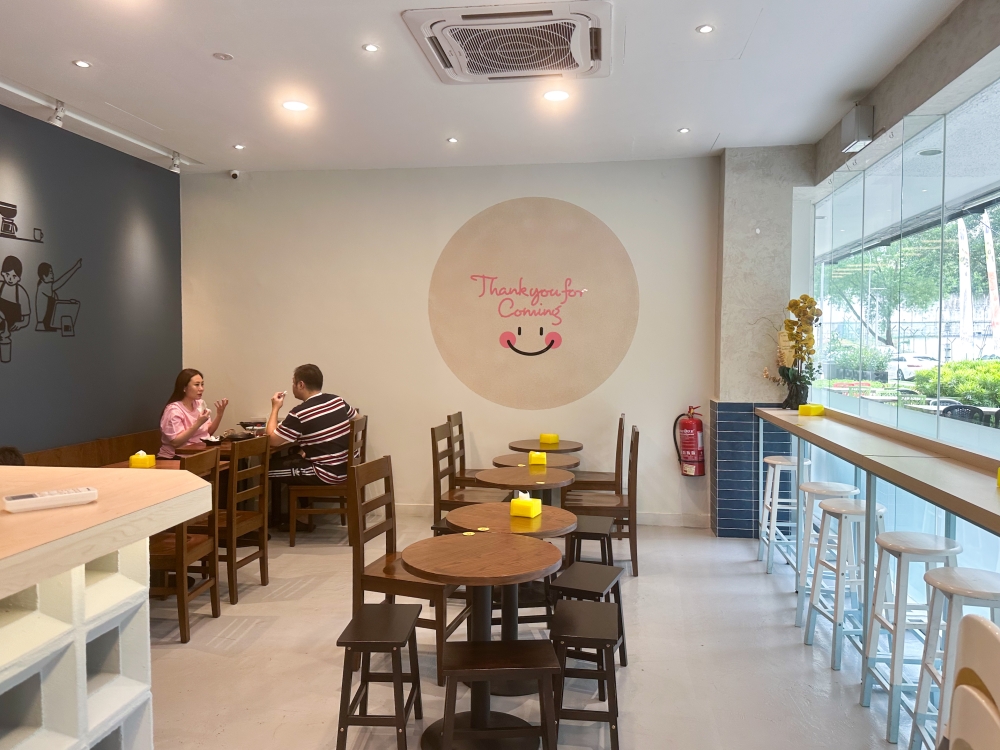 The eatery is a pleasant place to enjoy your noodles.