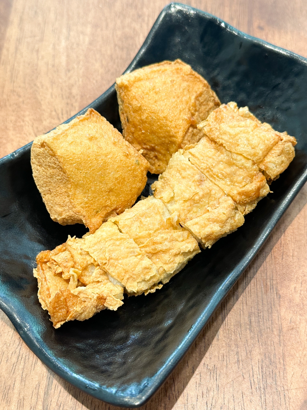 Fried Fish Tofu and Fried Beancurd is crispy without any oily residue.