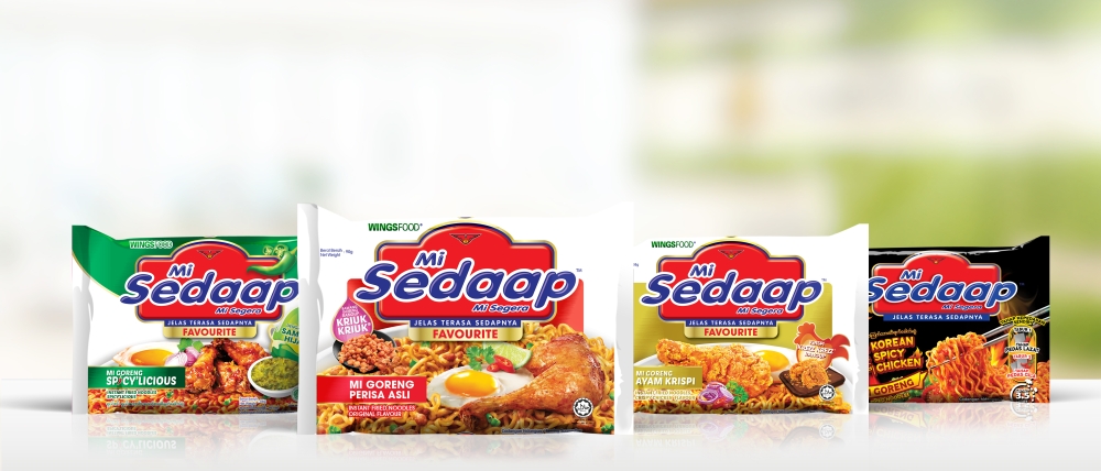 The Mi Sedaap Goreng Asli, Mi Sedaap Korean Spicy Chicken and the Mi Sedaap Goreng Ayam Krispi are the brand’s top flavours -—Picture courtesy of Gentle Supreme Sdn Bhd