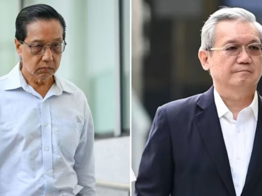 Lee Fook Kang (left) and Wong Weng Sun at the State Courts on March 28, 2024. — CNA pic via TODAY