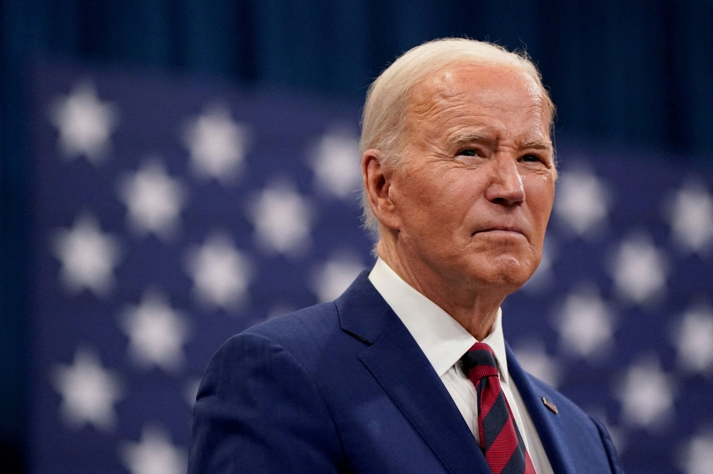 US President Joe Biden and the two former commanders-in-chief will take part in a discussion moderated by The Late Show host Stephen Colbert at Radio City Music Hall. — Reuters file pic