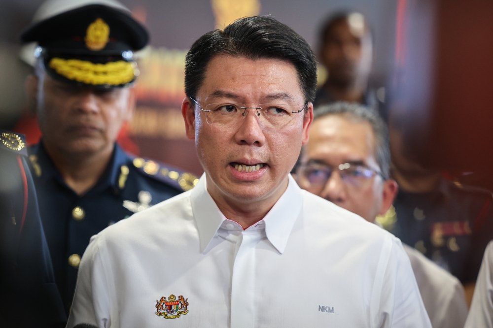 Housing and Local Government Minister Nga Kor Ming speaks to the media after launching the Op Siaga Raya Aidilfitri 2024 in Kuala Lumpur today. — Bernama pic
