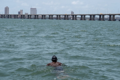 Nigerian takes to the water to raise mental health awareness