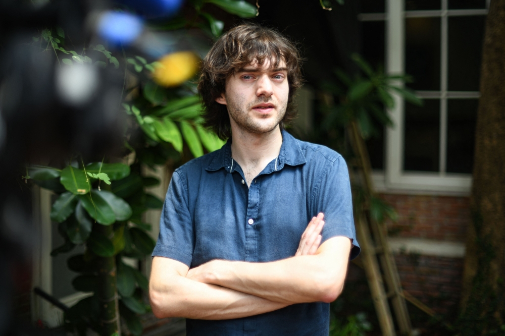 The founder and CEO of The Ocean Cleanup, Dutch Boyan Slat, poses for a picture during an interview with AFP in Bangkok on March 26, 2024. — AFP pic