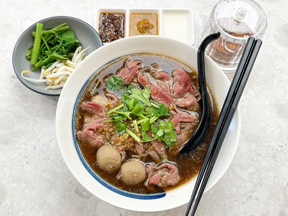 Indulge in the Medium Rare Sliced Australian Wagyu for a decadent bowl of beef noodles — Pictures by Lee Khang Yi