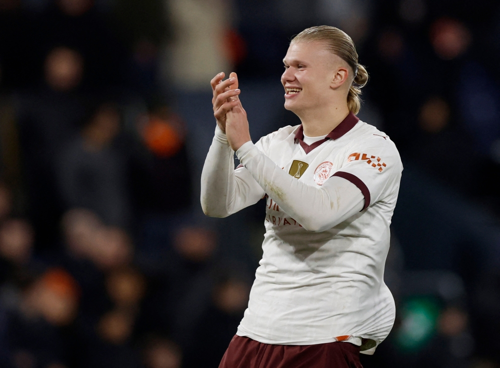 Haaland came under fire from Keane for his lacklustre performance in City's goalless draw against Premier League title rivals Arsenal on Sunday. ― Action Images via Reuters/Peter Cziborra