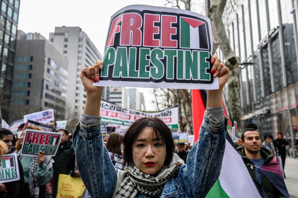 The Palestinians, who have had observer status at the world body since 2012, have lobbied for years to gain full membership, which would amount to recognition of Palestinian statehood. — AFP pic