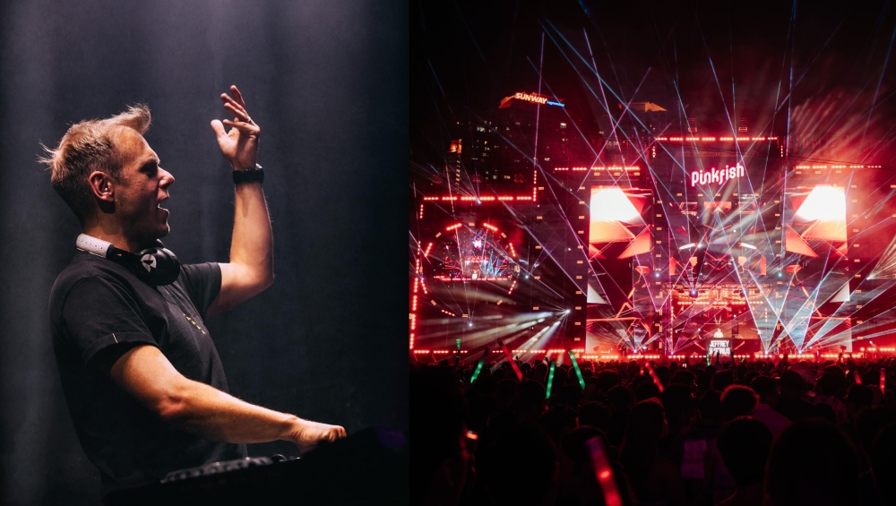 Armin van Buuren is returning to Malaysia for the upcoming Pinkfish Music & Arts Festival in Sunway Lagoon. — Picture courtesy of Pinkfish and Instagram/arminvanbuuren
