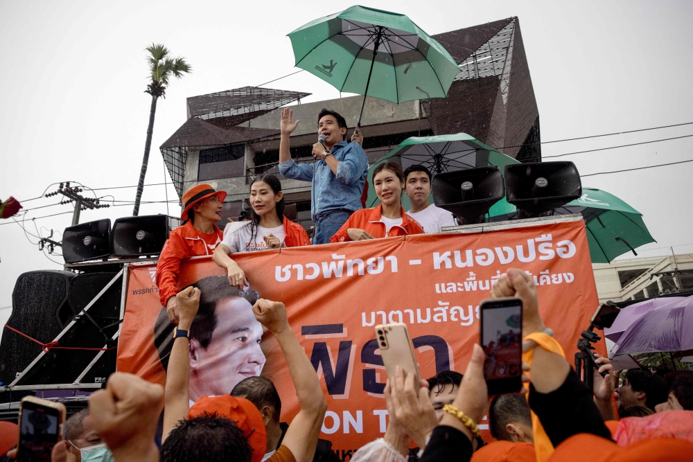 The party upended the kingdom’s political order in last year’s May election, scoring the most votes after a campaign promising reform of the military, business monopolies and to amend the lese-majeste legislation. — AFP pic