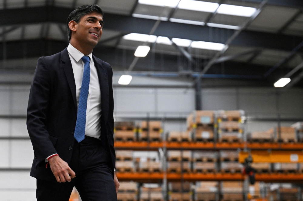 Polls have consistently given Labour a double digit lead over the Conservatives, ahead of an election which Rishi Sunak has said he expects to call in the second half of the year. — Reuters pool pic