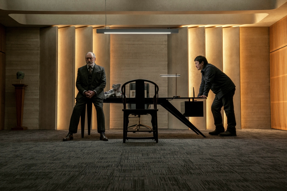 In Netflix’s ‘3 Body Problem’, Liam Cunningham (left) and Benedict Wong are tasked with saving planet Earth against an invading alien force. — Picture courtesy of Netflix