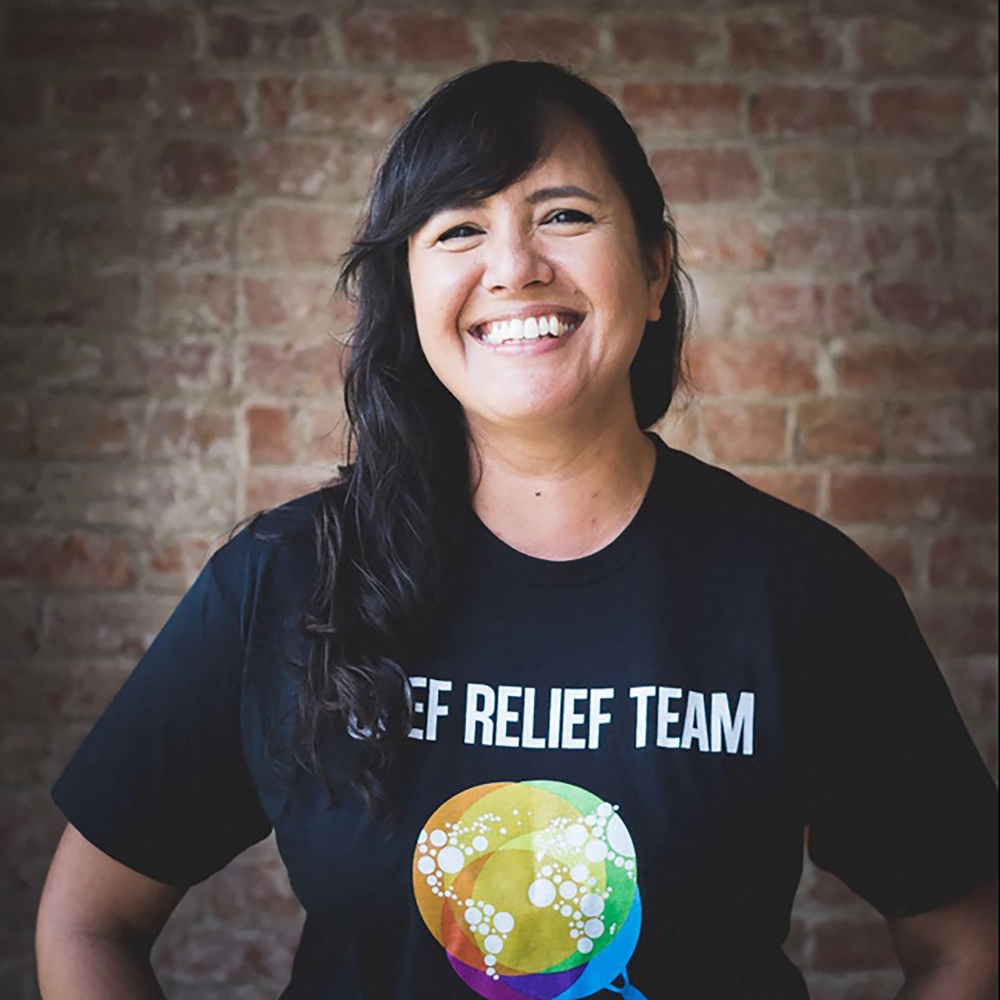 An undated picture provided by World Central Kitchen (WCK) on April 3, 2024, shows Australian Lalzawmi (Zomi) Frankcom, Relief Lead of the US-based aid group, at an undisclosed location. — AFP pic