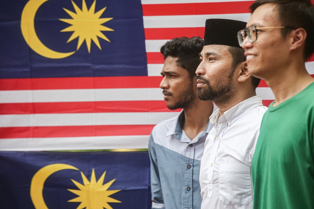 The #MZB365 campaign by civil society and media organisations aim to promote the spirit of the phrase 'Maaf Zahir dan Batin' as a core national value to counter provocative narrative that seeks to divide Malaysia’s multicultural society along ethno-religious lines. — Picture by Farhan Najib