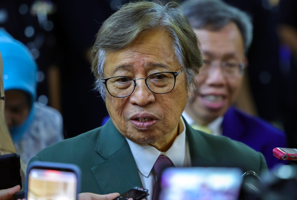 Sarawak Premier Tan Sri Abang Johari Openg said the harmony established in the Land of the Hornbills is the cornerstone of strength in making Sarawak a peaceful and prosperous region. — Bernama pic