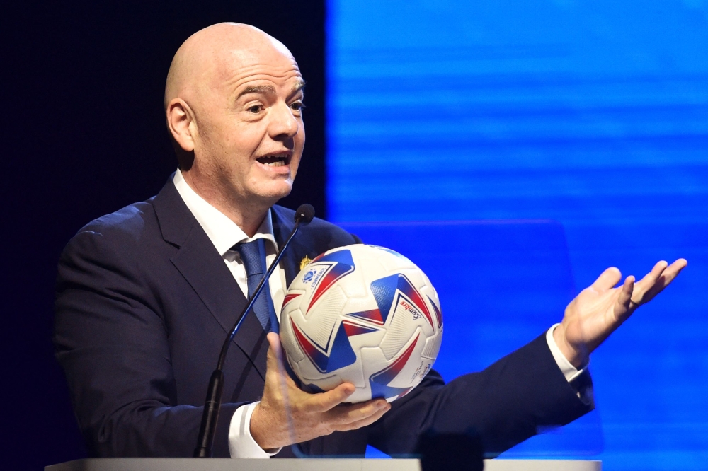 Fifa president Gianni Infantino called yesterday for a concerted fight against pervasive racism in international football. — AFP pic