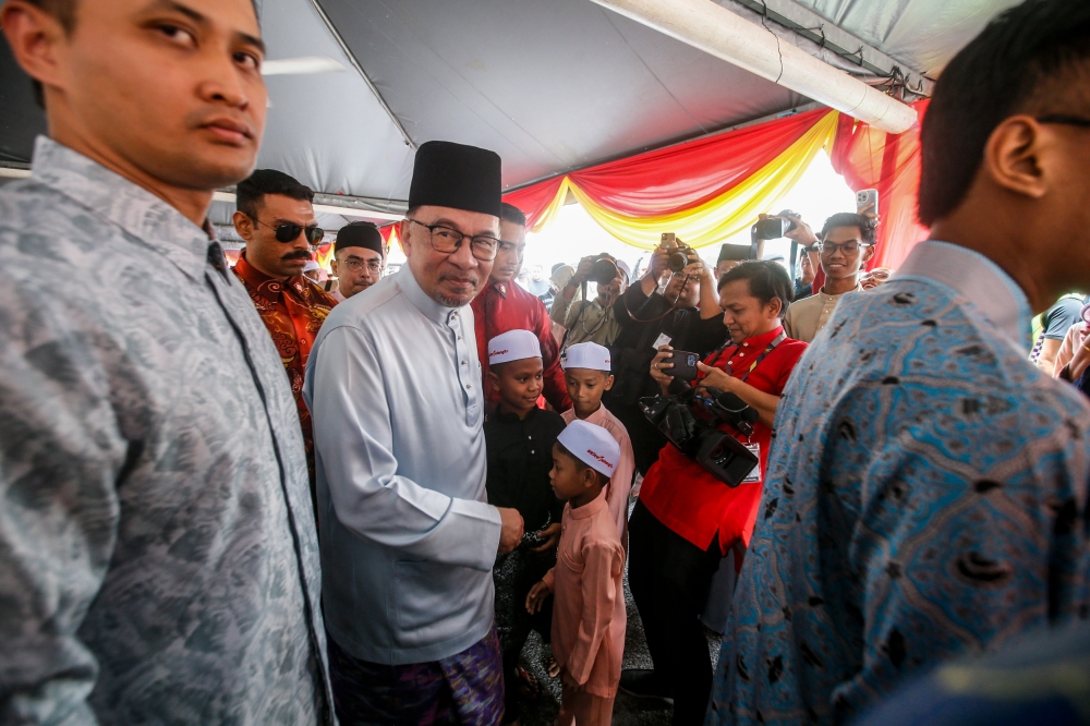 Prime Minister Datuk Seri Anwar Ibrahim said he has not held any discussions on the Pakatan Harapan (PH) candidate for the Kuala Kubu Baru state by-election in Selangor. — Picture by Hari Anggara
