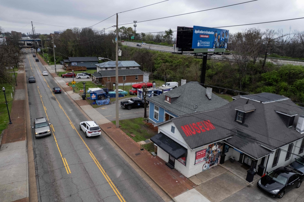 The Jefferson Street Sound museum on Jefferson Street in Nashville, Tennessee on March 15, 2024. — AFP pic