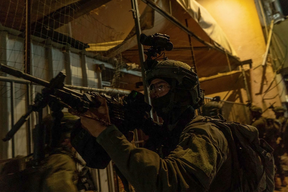 This handout picture released by the Israeli army on April 9, 2024 shows Israeli soldiers operating in the Gaza Strip. — AFP pic