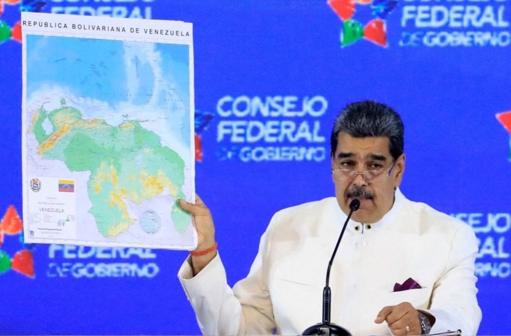 Venezuelan President Nicolas Maduro enacted a law that considers the Essequibo region as a province of Venezuela. — AFP file pic