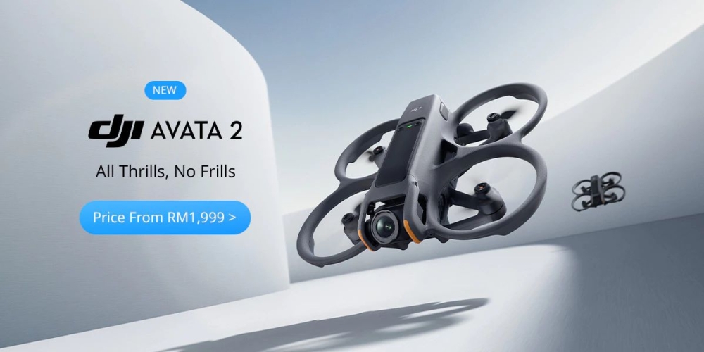 DJI Avata 2 starts from RM1,999 in Malaysia — soyacincau pic