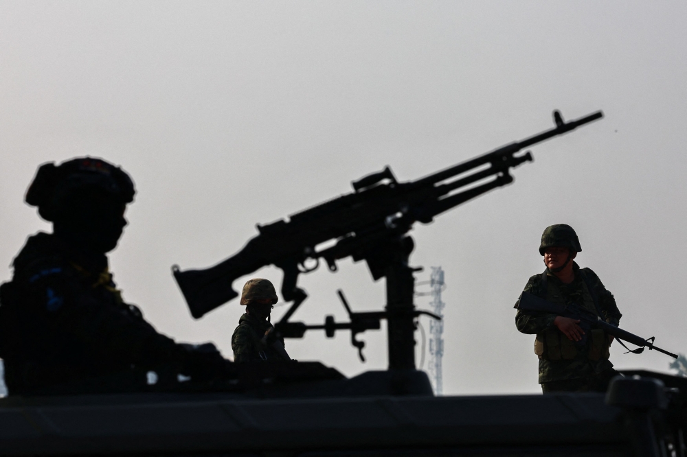 A resistance group fighting Myanmar’s military rule said yesterday its fighters had repelled an attempt by junta troops to advance on the key town of Myawaddy along the Thai border that was seized by the rebels last week. — Reuters pic