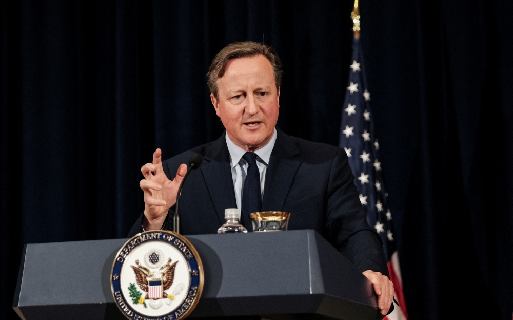 British Foreign Secretary David Cameron said Britain would also work with allies to look at imposing more sanctions on Iran, and it urged Israel to return its focus on agreeing a ceasefire with Iran-backed Hamas in the Gaza war. — Reuters 