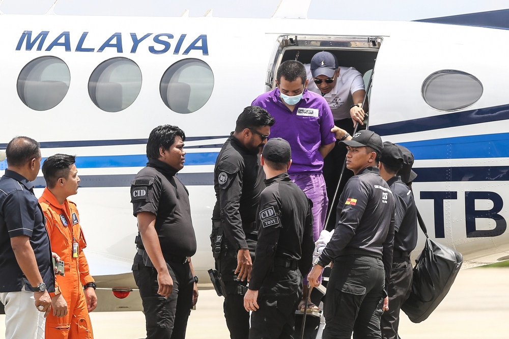 KLIA shooting suspect flown to Subang after Kota Baru arrest, to be held at Shah Alam police HQ