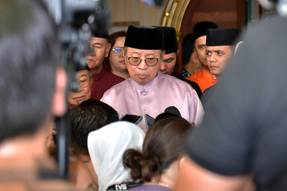 Sarawak Premier Tan Sri Abang Johari Openg said Lawrence Wong, currently Singapore’s deputy prime minister and finance minister, brings valuable experience and understanding of Singapore-Malaysia ties, particularly with Sarawak. — Bernama pic 