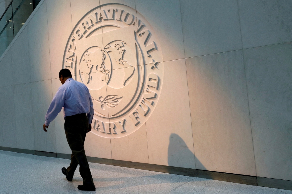 In its latest semi-annual Global Financial Stability Report, the IMF noted that markets have turned “quite optimistic” since the October edition, when investors were still recovering from spring turmoil in the banking sector. — Reuters file pic