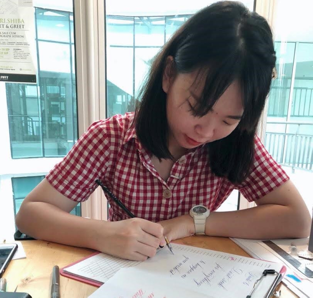 Gwendoline Chan shared her advice for young and aspiring artists. — Picture via Gwendoline